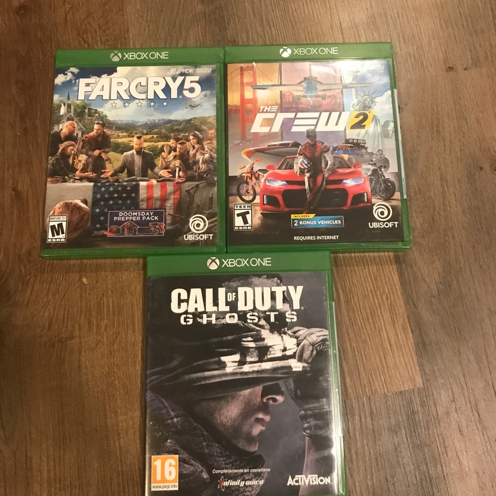 Three Xbox one games